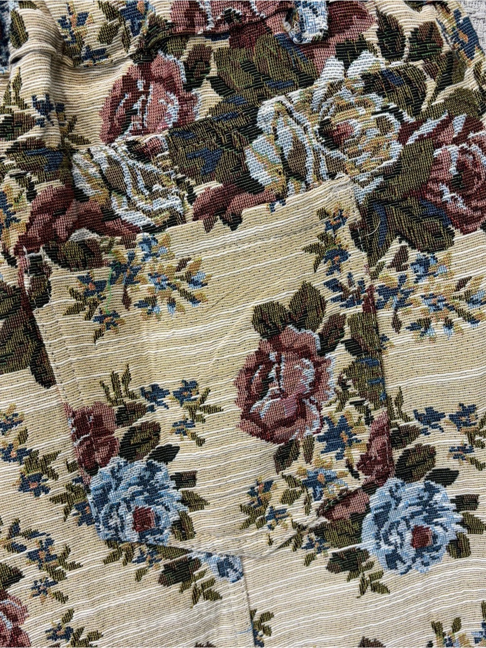 NWT Daisy Tapestry Women’s Wide Leg Pants 2X Floral Cargo Boho Baggy Festival - Picture 9 of 12